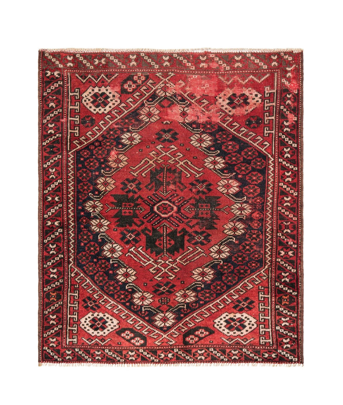 Antique Turkish Bergama Rug 3'3" x 2'9"
