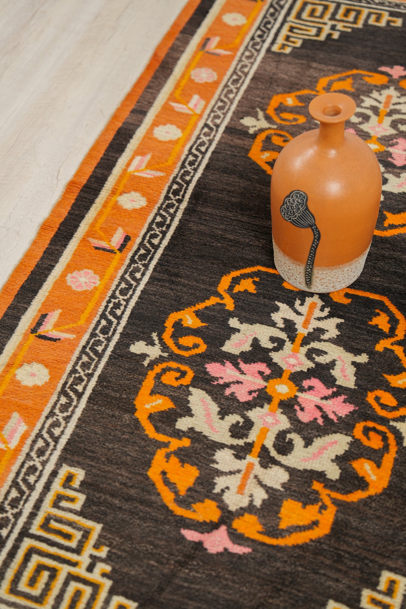Vintage Tibetan Rug 5'2" x 2'9"