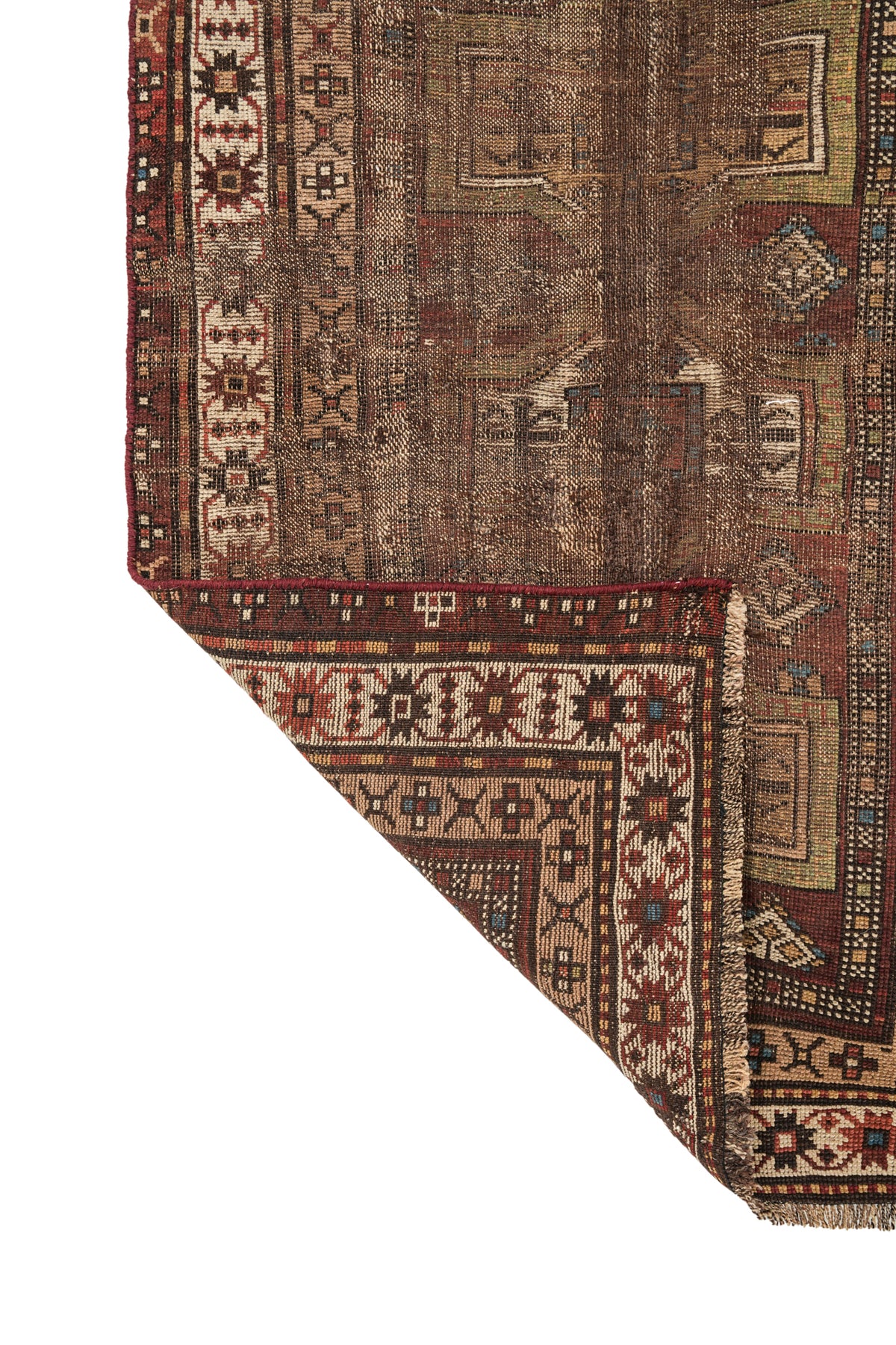 Antique Cacasian Kazak Rug 4'8" x 3'2"
