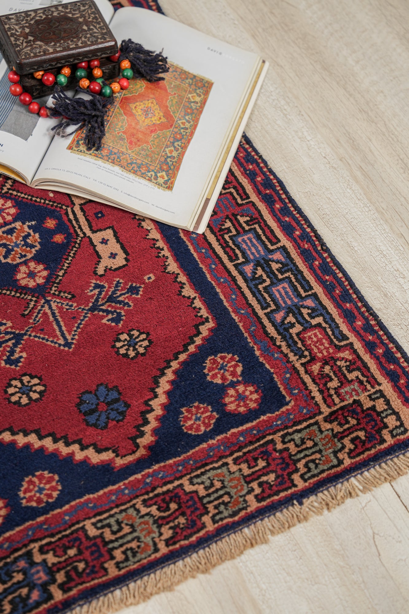 Vintage Turkish Milas Rug 3'6" x 2'1"