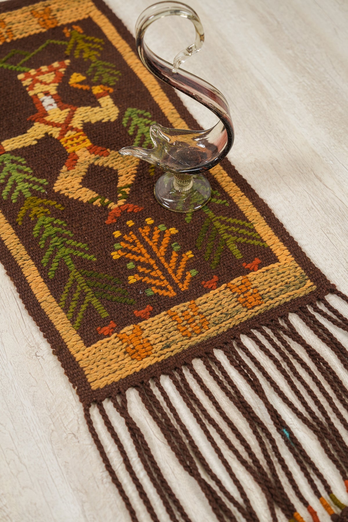 Vintage Polish Tapestry 2'6" X 1'3"
