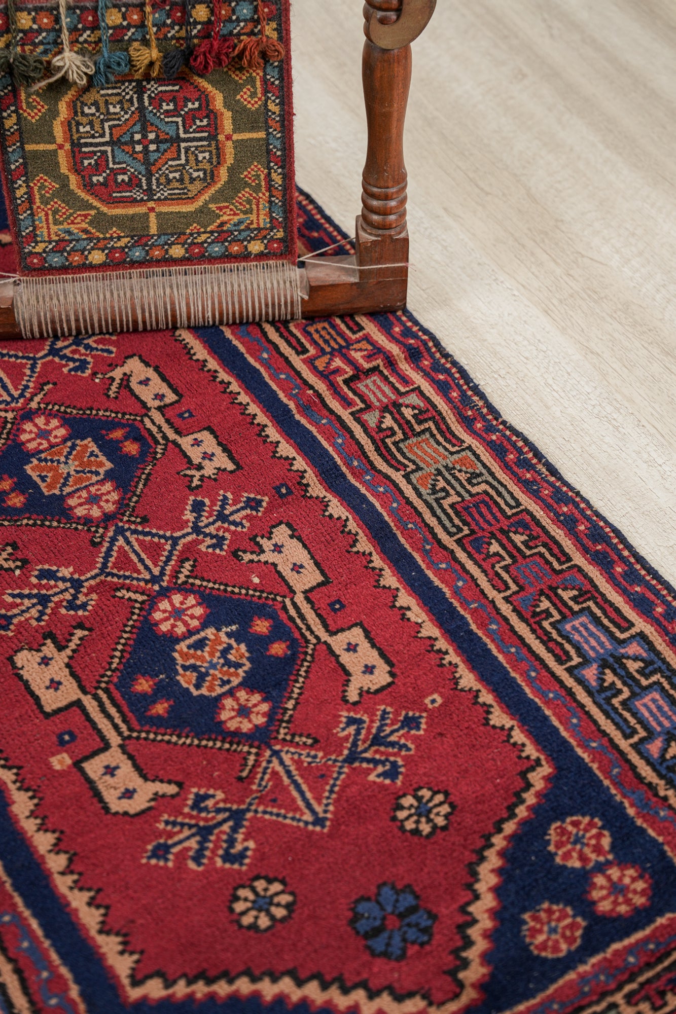 Vintage Turkish Milas Rug 3'6" x 2'1"