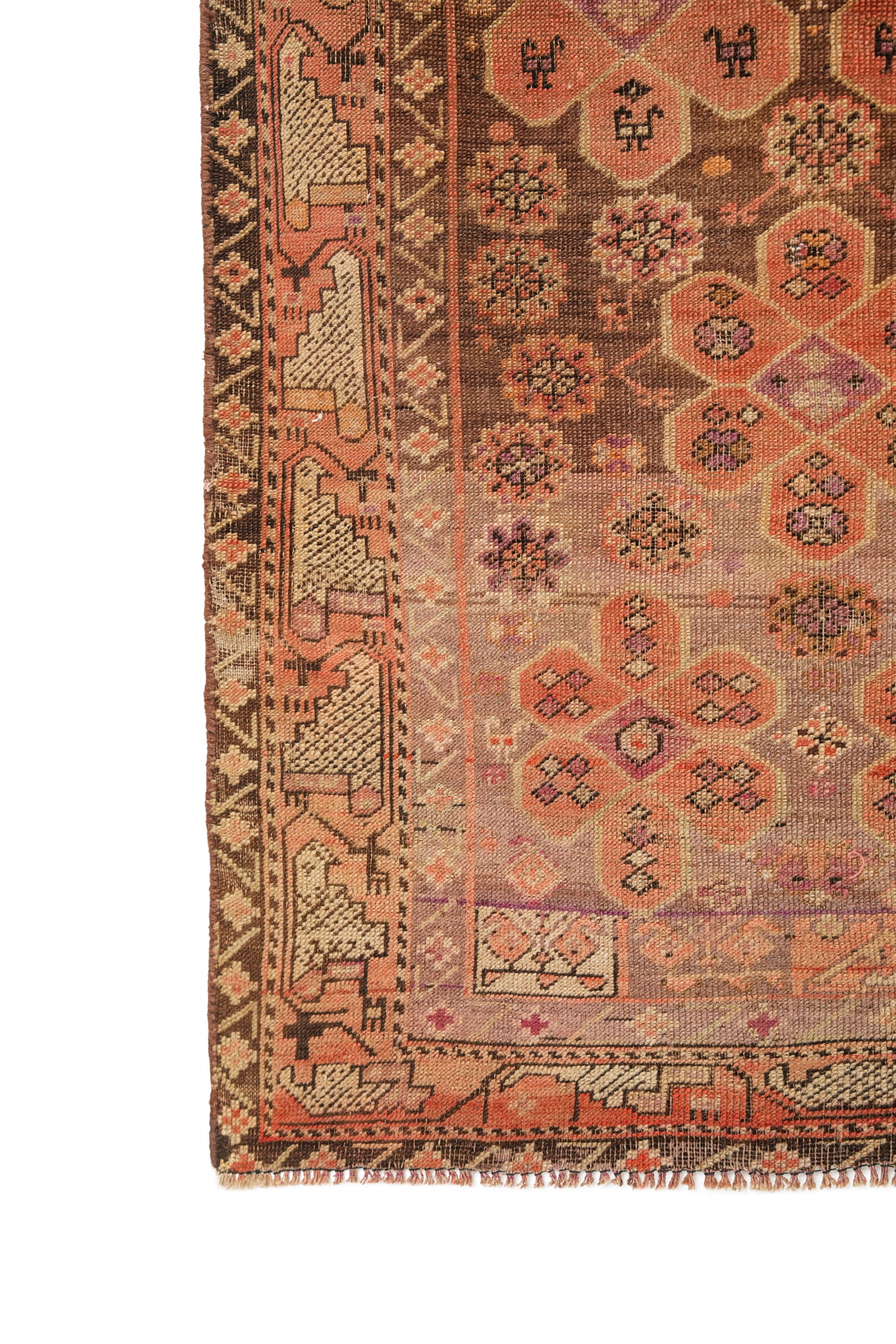 Vintage Caucasian Shirvan Rug 6'6" x 3'8"