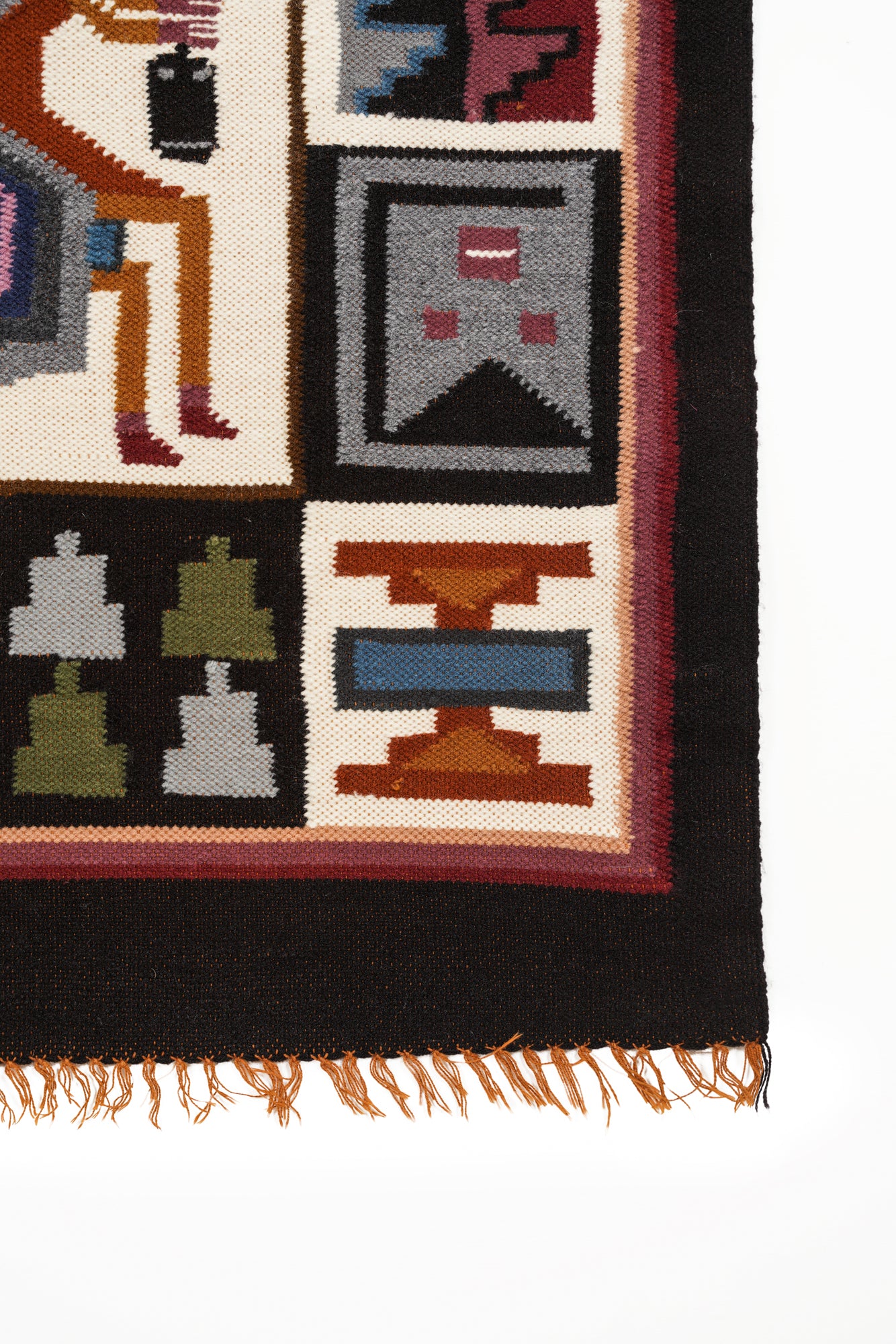 Vintage Peruvian Kilim 4'6" x 3'2"