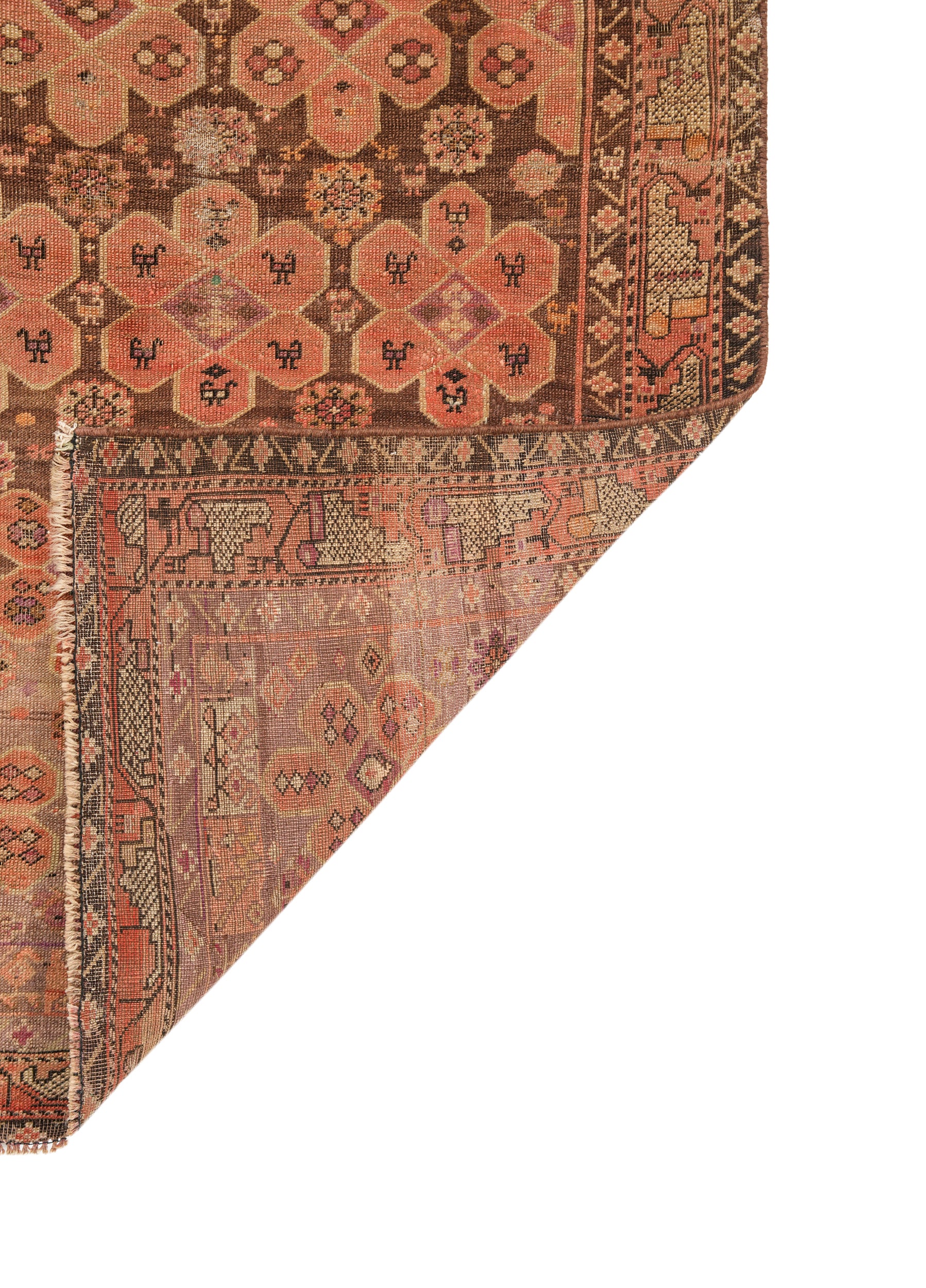 Vintage Caucasian Shirvan Rug 6'6" x 3'8"