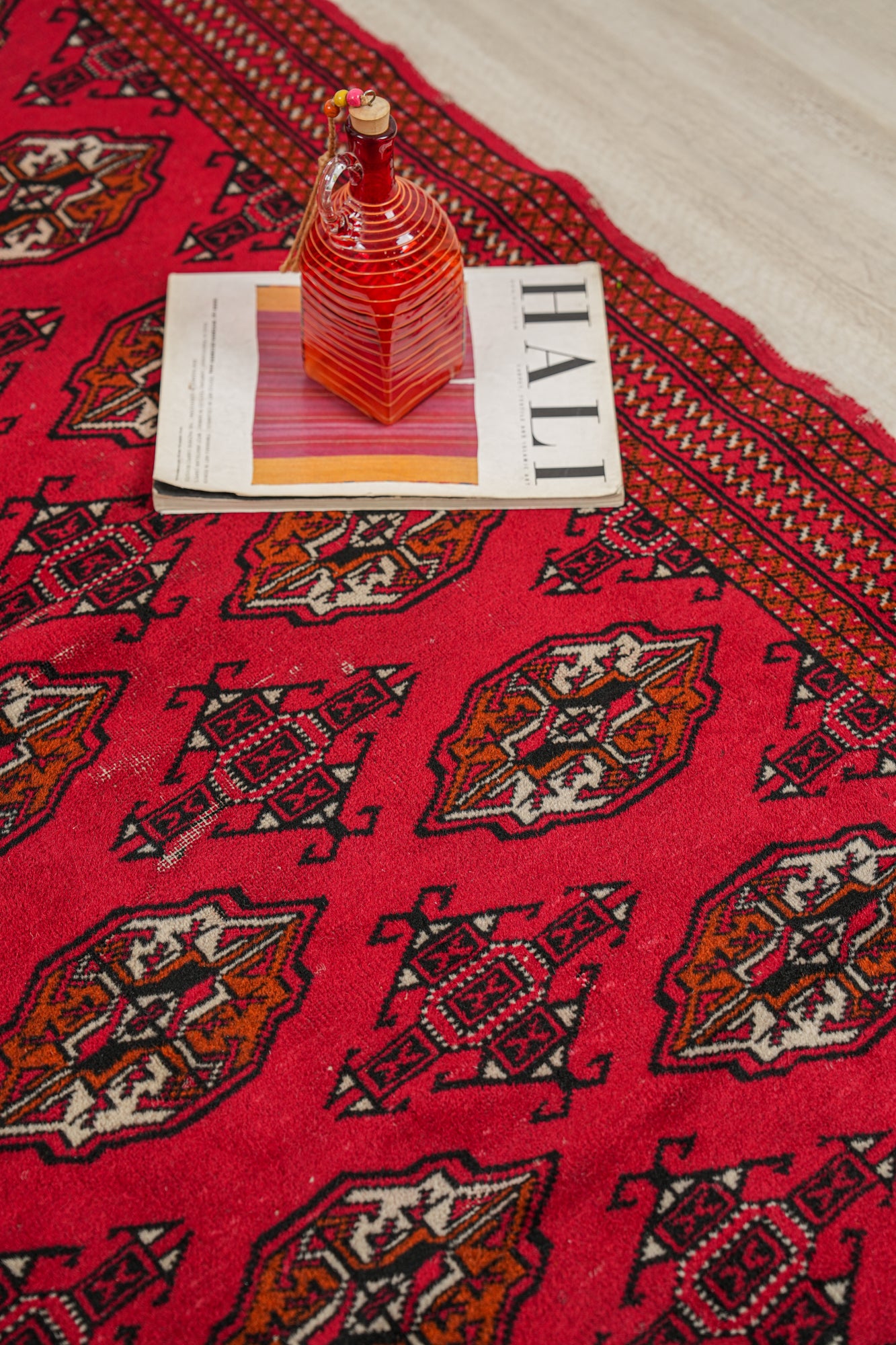 Vintage Turkmen Tekke Rug 6' x 4'1"