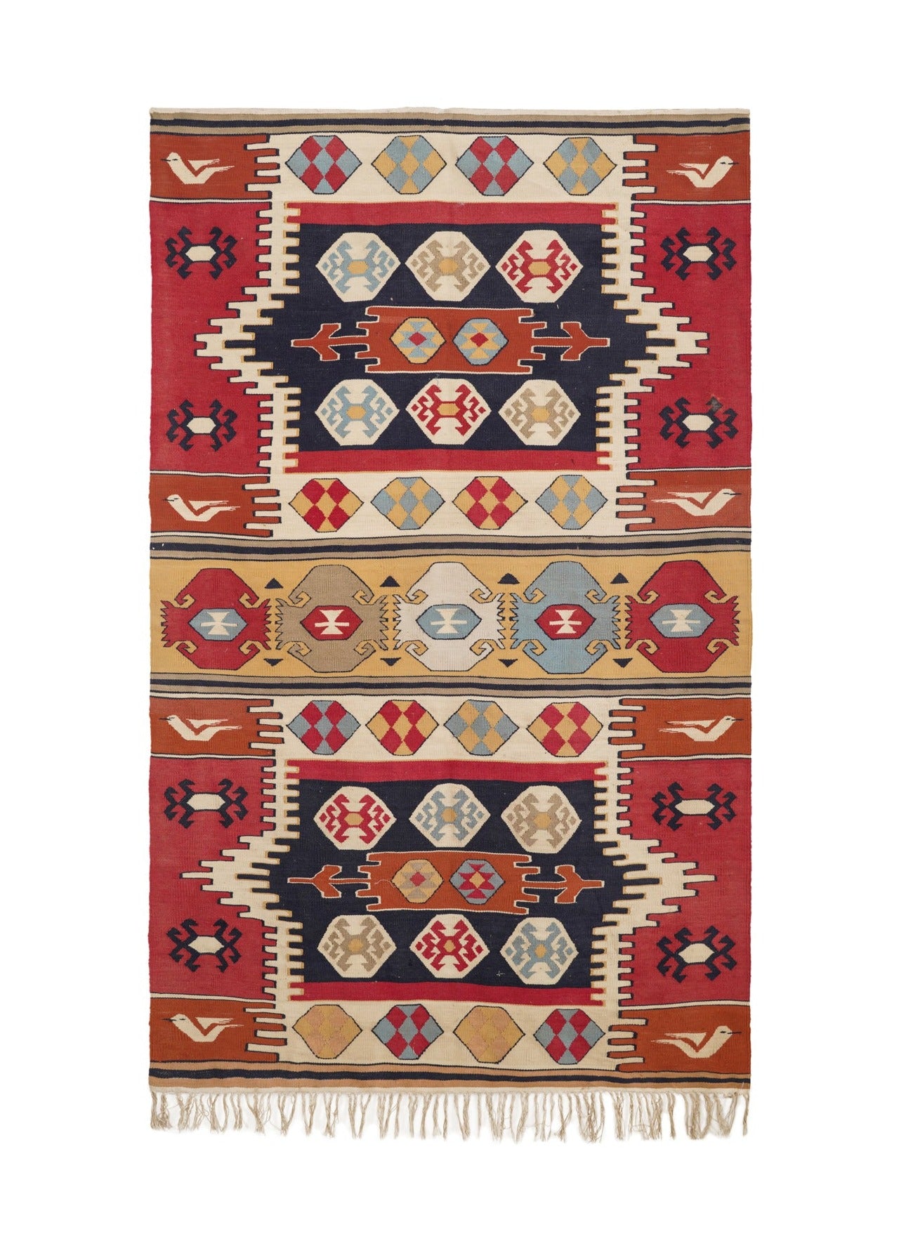 VINTAGE BESSARABIAN KILIM 5'3" x 3'2"