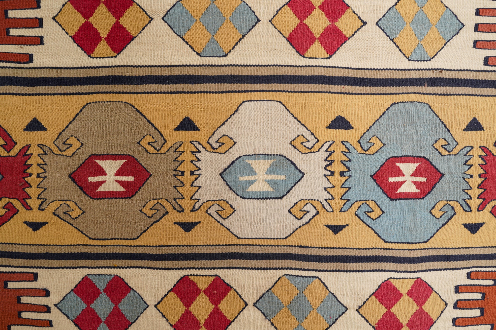 VINTAGE BESSARABIAN KILIM 5'3" x 3'2"