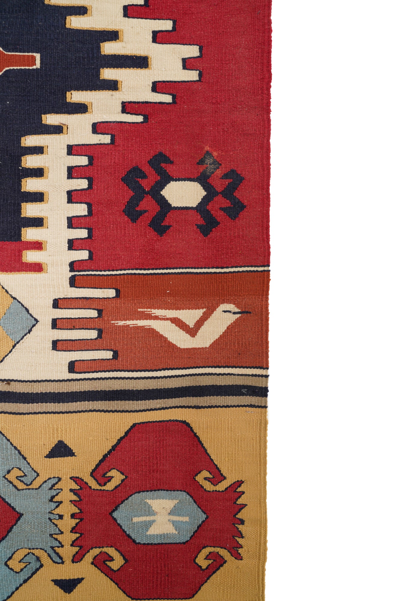 VINTAGE BESSARABIAN KILIM 5'3" x 3'2"