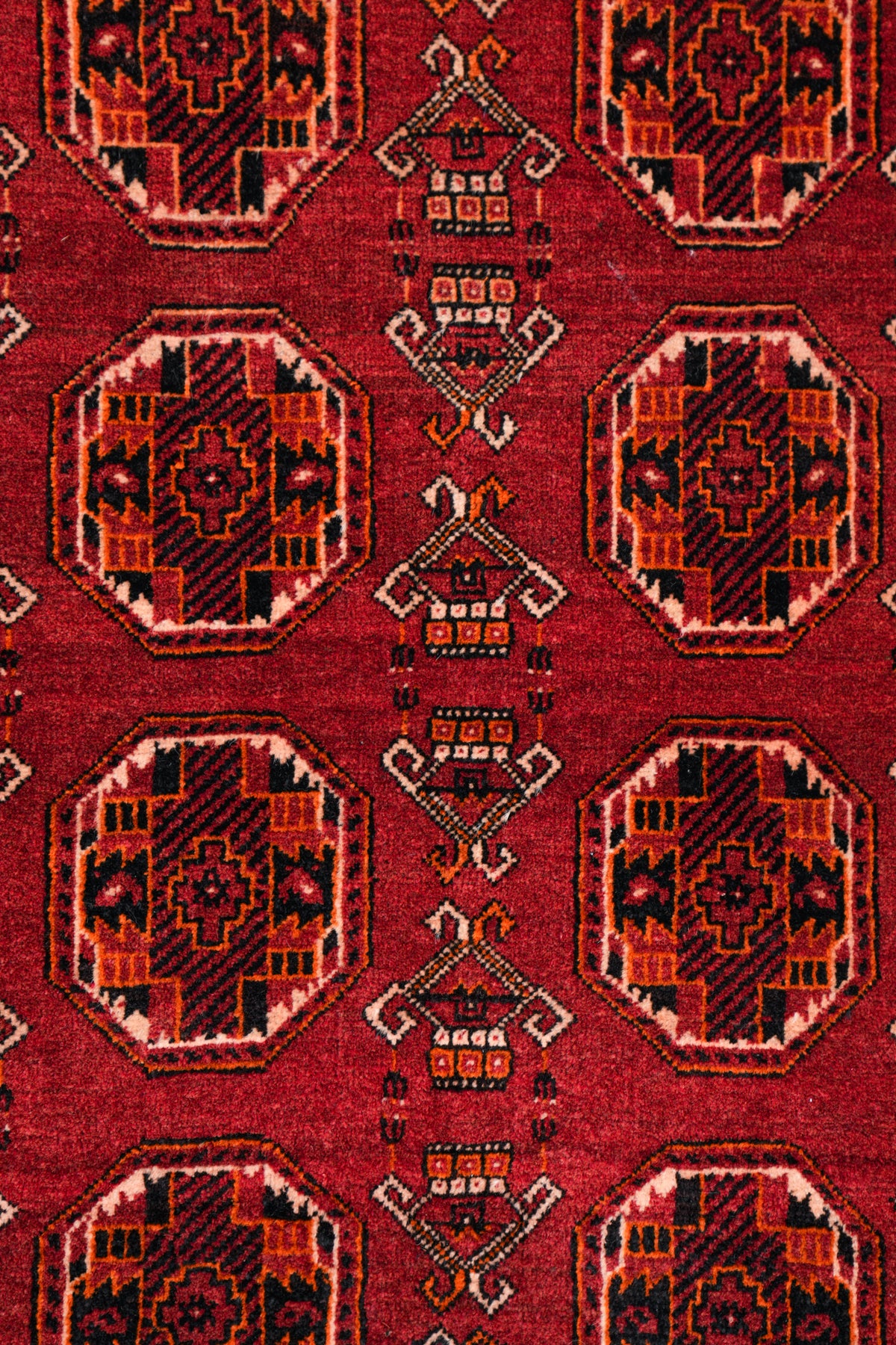 Vintage Turkmen Tekke Rug 6'4" x 3'8"
