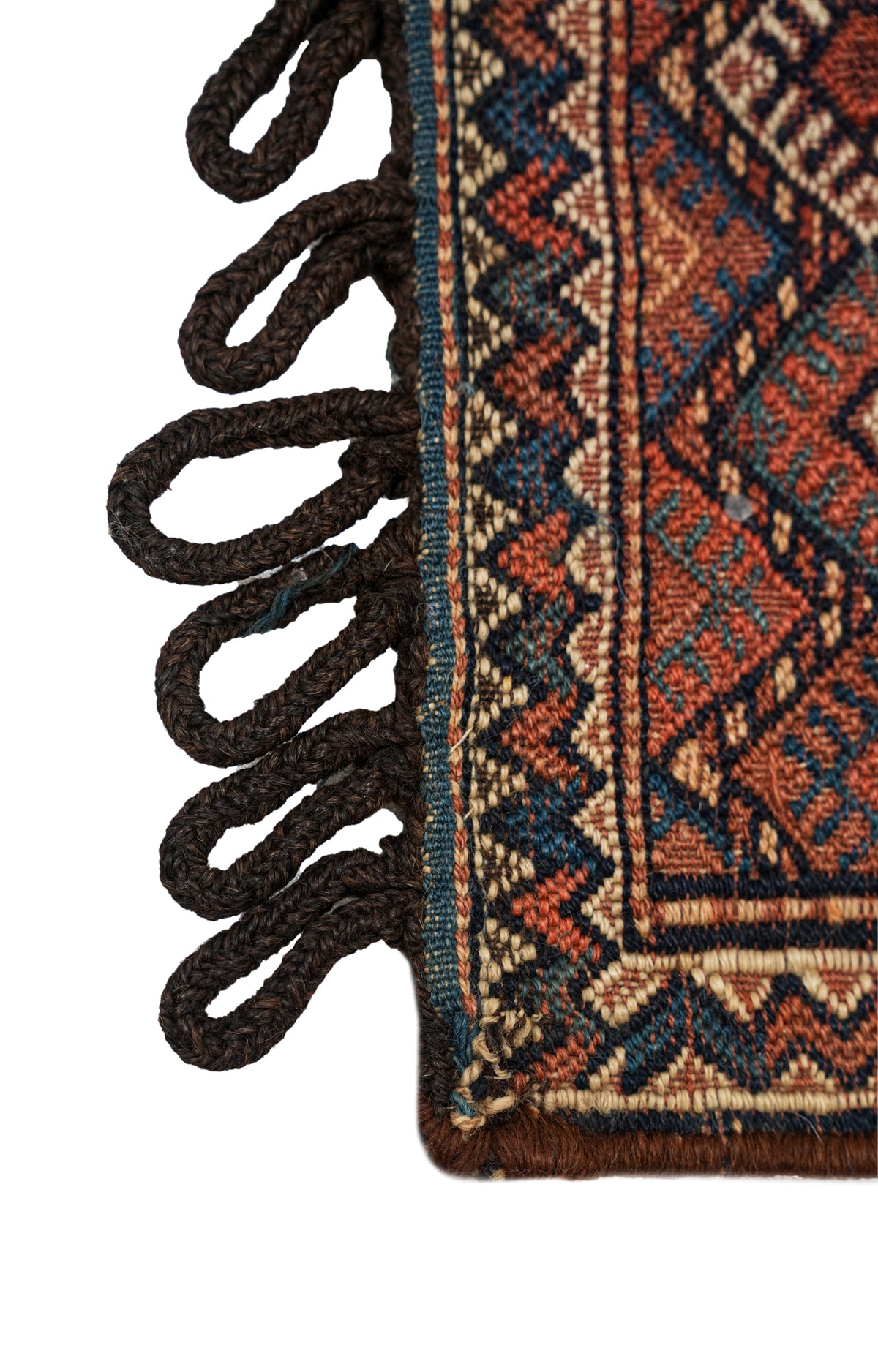 Antique Kurdish Mashraf Kilim 1'3" x 6"