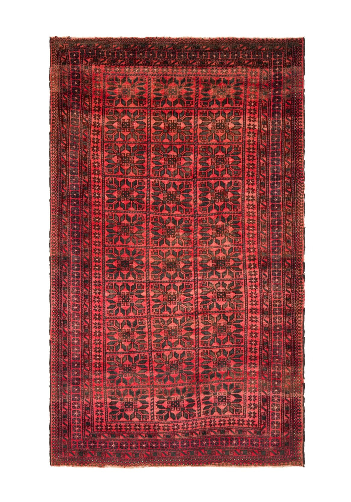 Vintage Baloch tribal Rug 8'2" x 5'