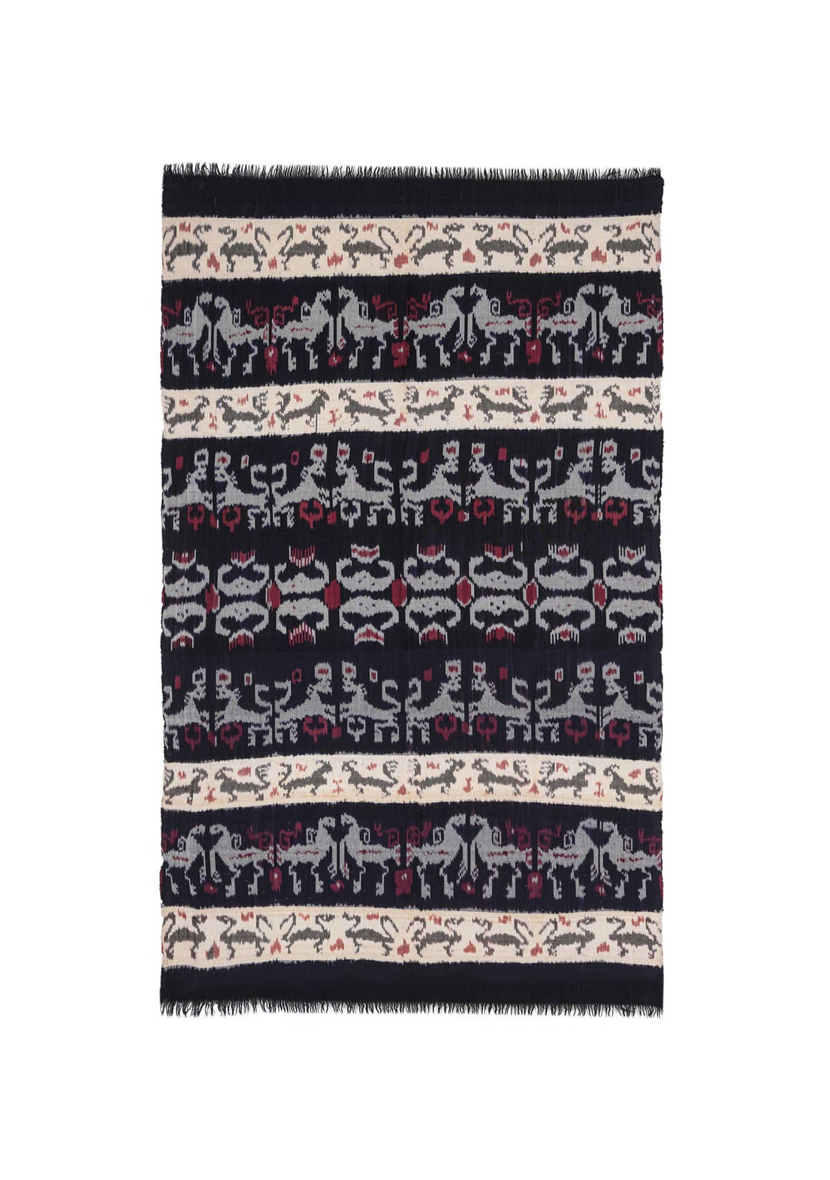 Vintage Indonesian Ikat 7'4" x 4'8"