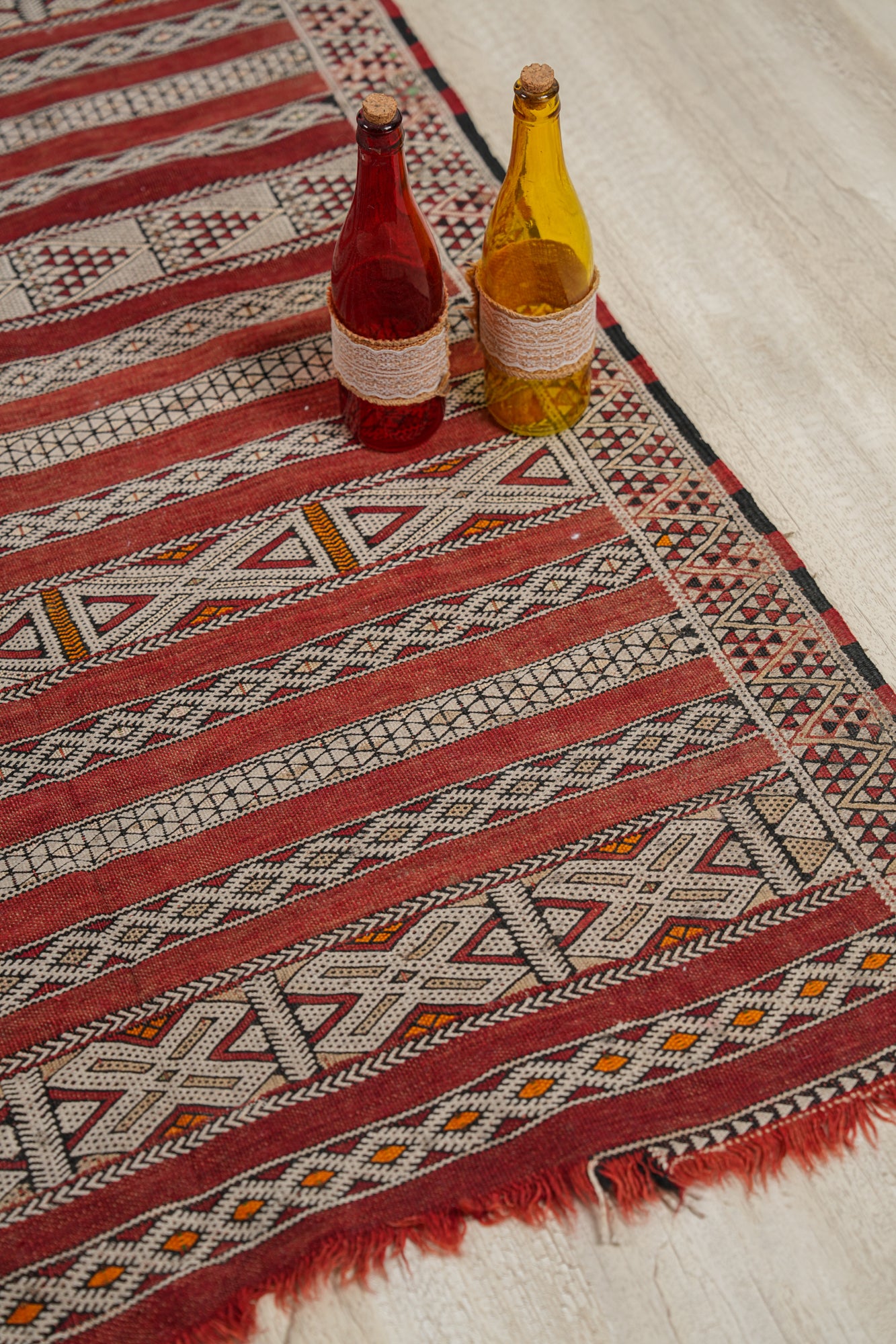 Vintage Moroccan Zemour Kilim 4'4" x 3'