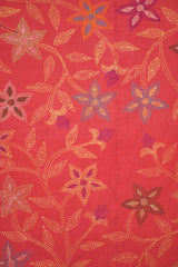 VINTAGE Indian Needle Embroidery 6'7" x 5'5"