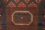 Vintage Turkmen Rug 6'7" x 4'2"