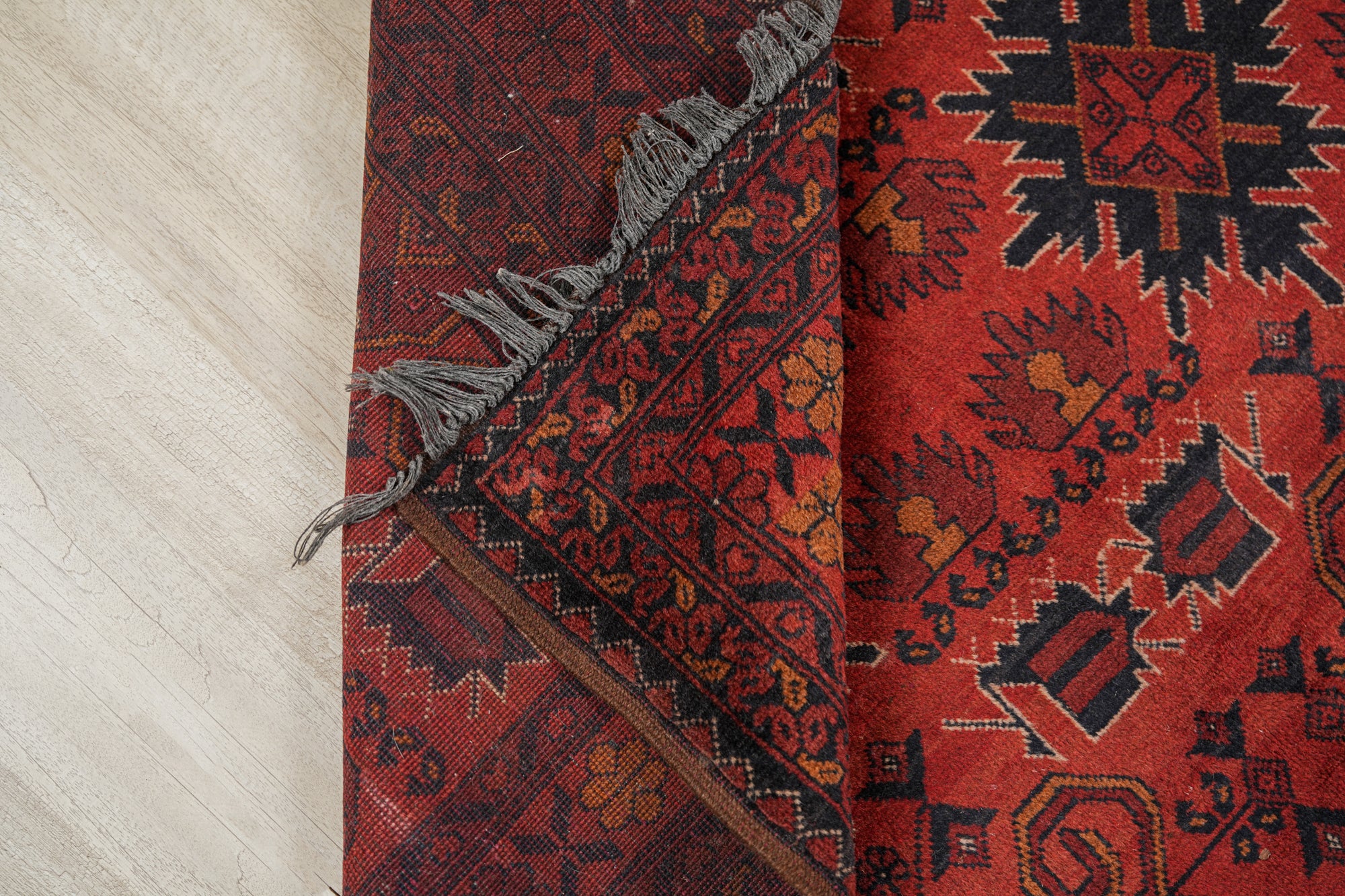 Vintage Turkmen Rug 6'4" x 4'10"