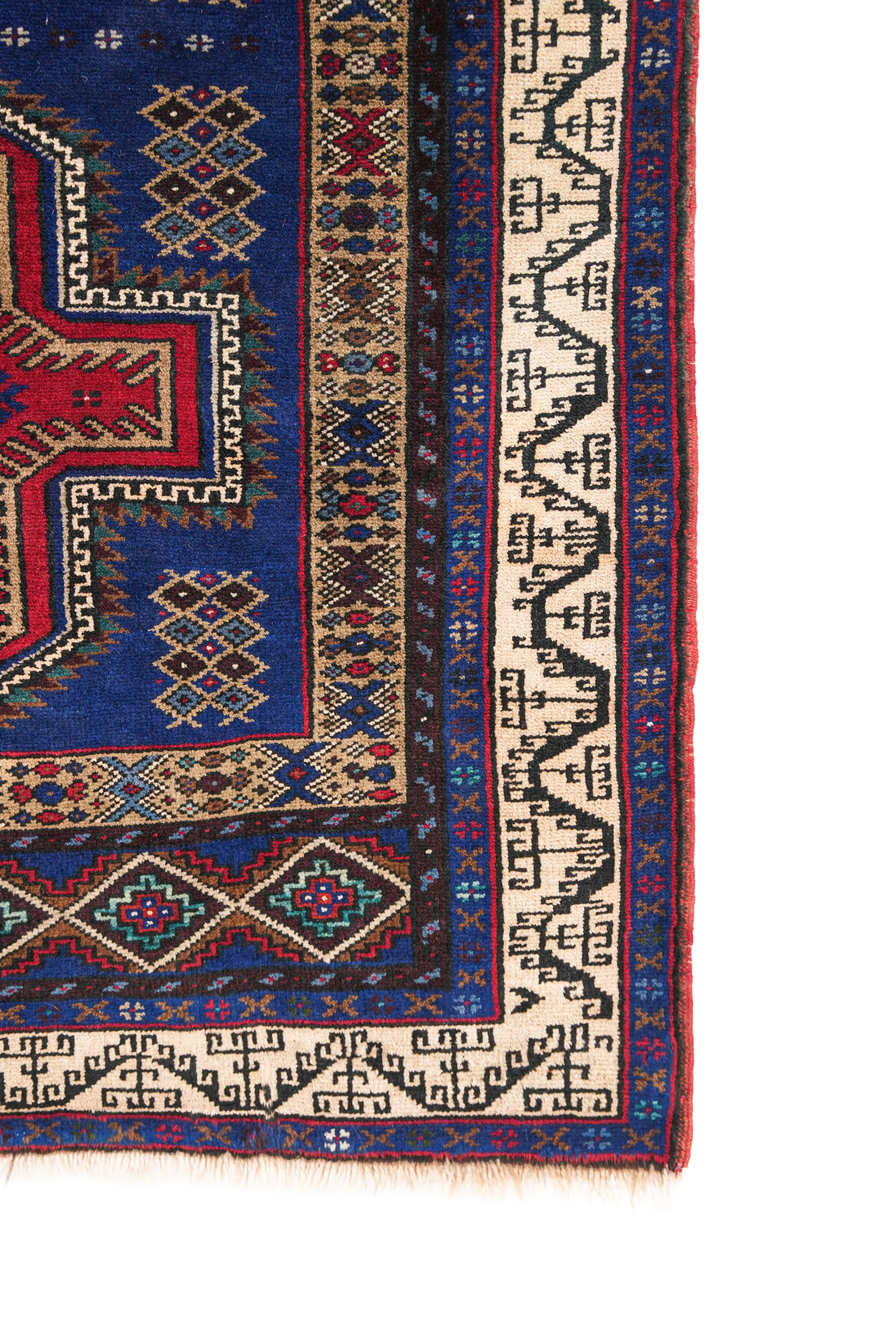 Vintage Turkish Bergama Rug 5'1" x 3'5"