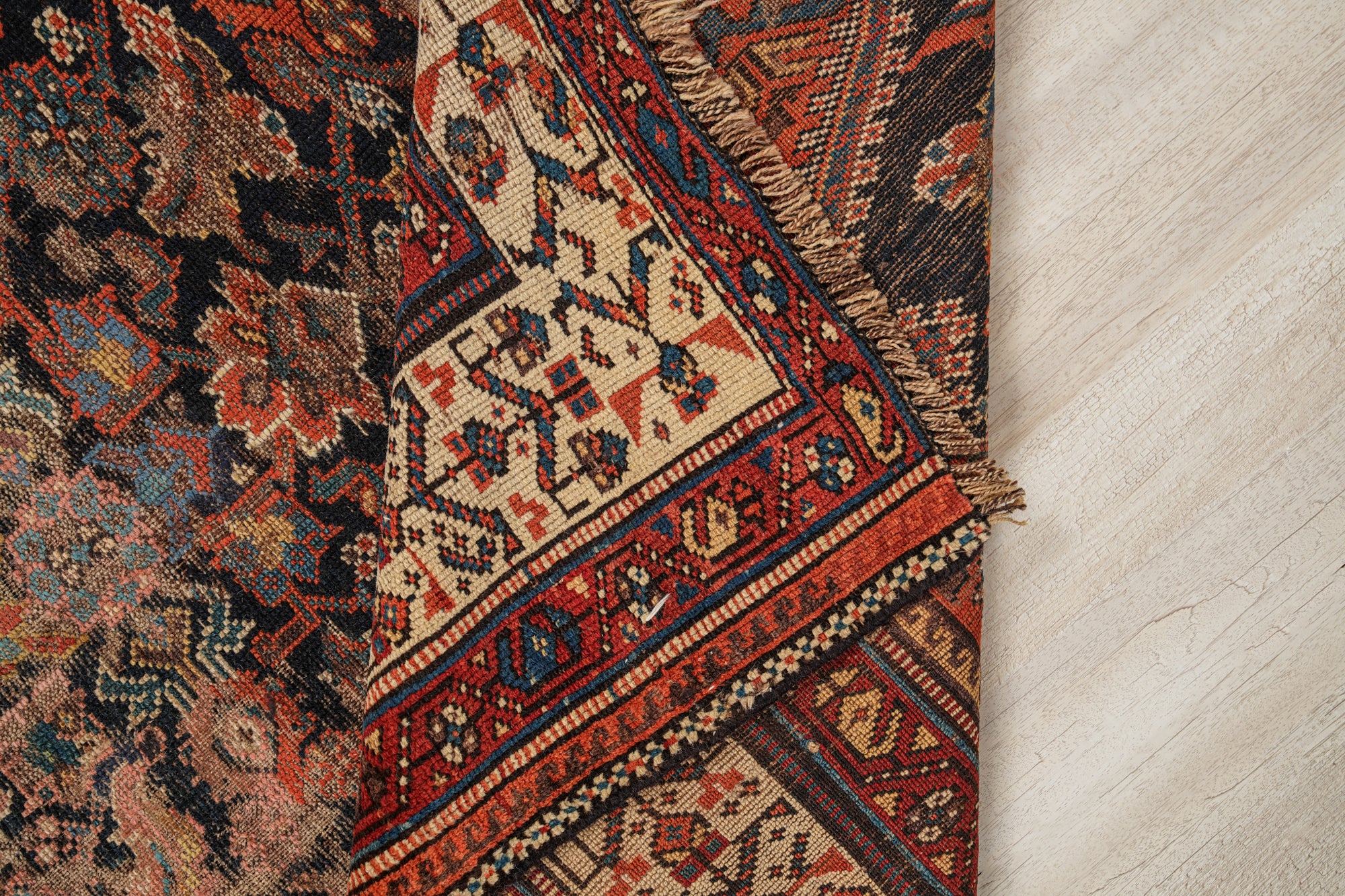 Antique Kurdish Rug 9'10" x 5'2"