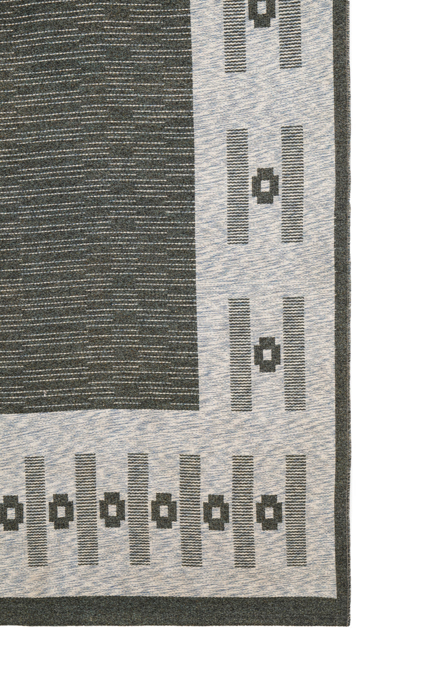 Vintage Swedish Loom Kilim 7'5" x 5'