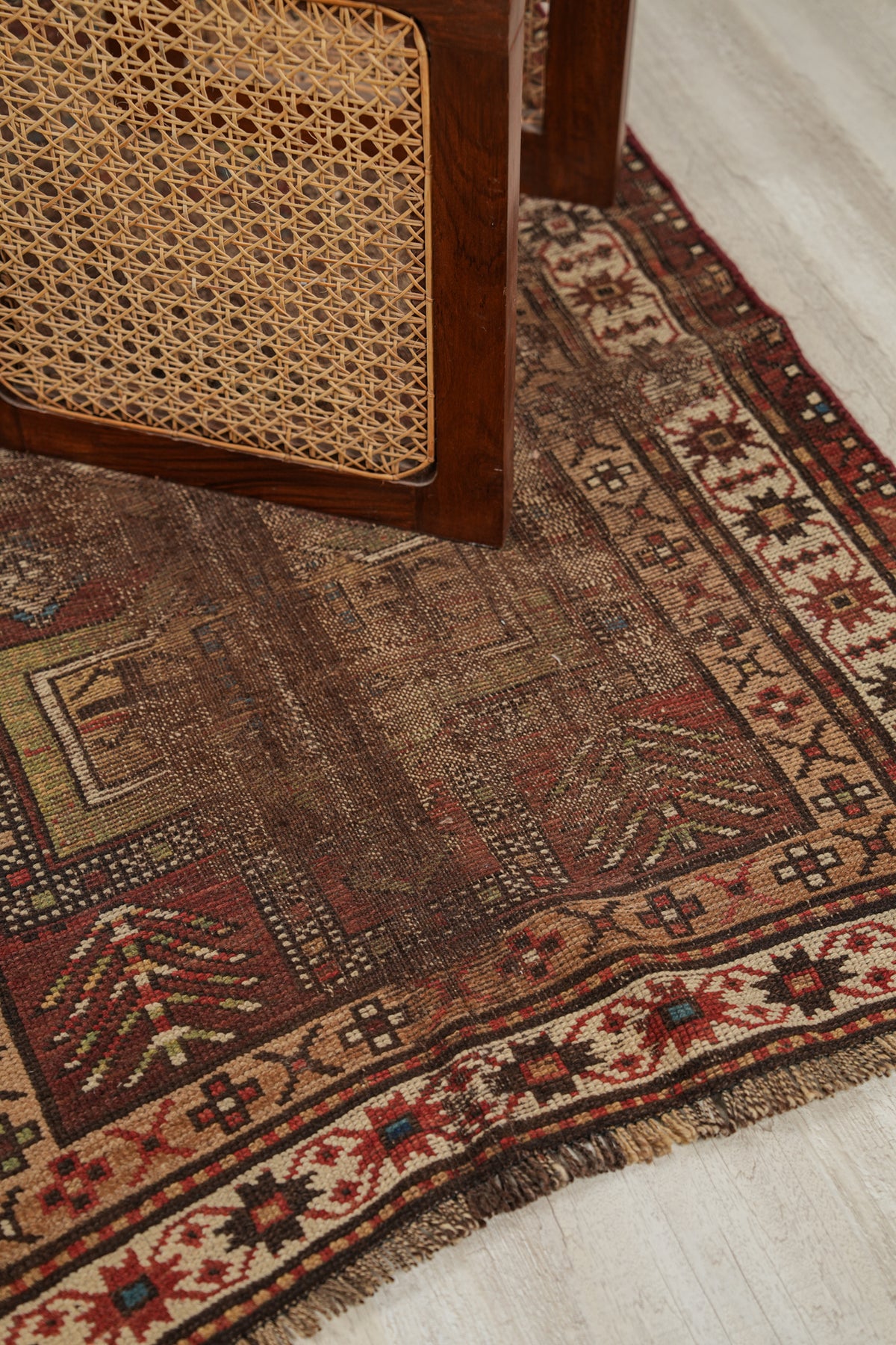 Antique Cacasian Kazak Rug 4'8" x 3'2"