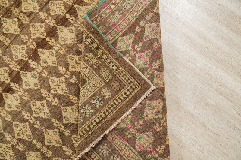 Antique Indian Agra rug 11'8"x 9'2"