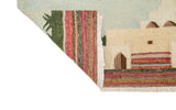 Vintage Tunisian pictorial Tapestry 3'5" x 1'5"
