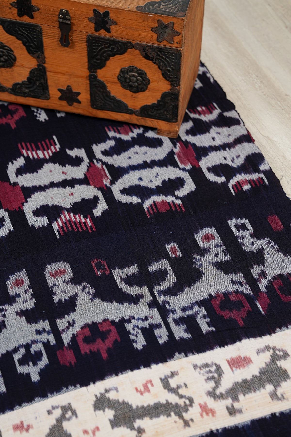 Vintage Indonesian Ikat 7'4" x 4'8"