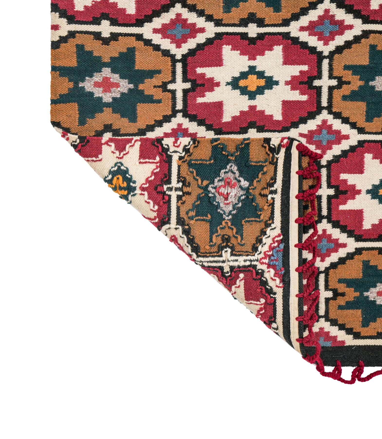 Vintage Scandinavian Textile 3'7" x 2'1"