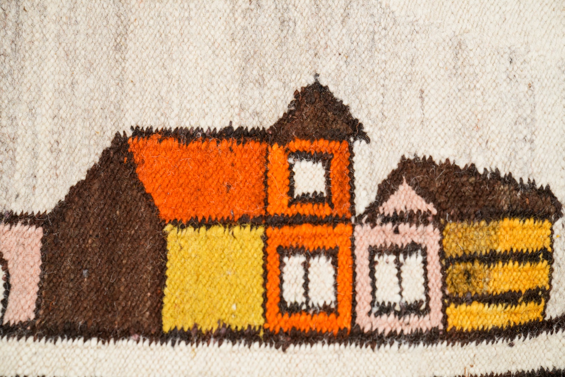 Vintage Polish landscape Tapestry 3'2" x 2'1"