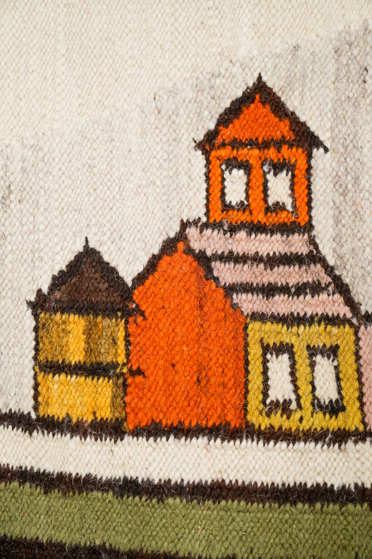 Vintage Polish landscape Tapestry 3'2" x 2'1"