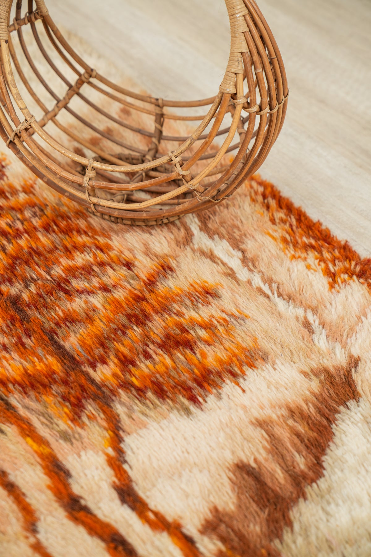 Vintage Scandinavian Rug 3'5" x 2'