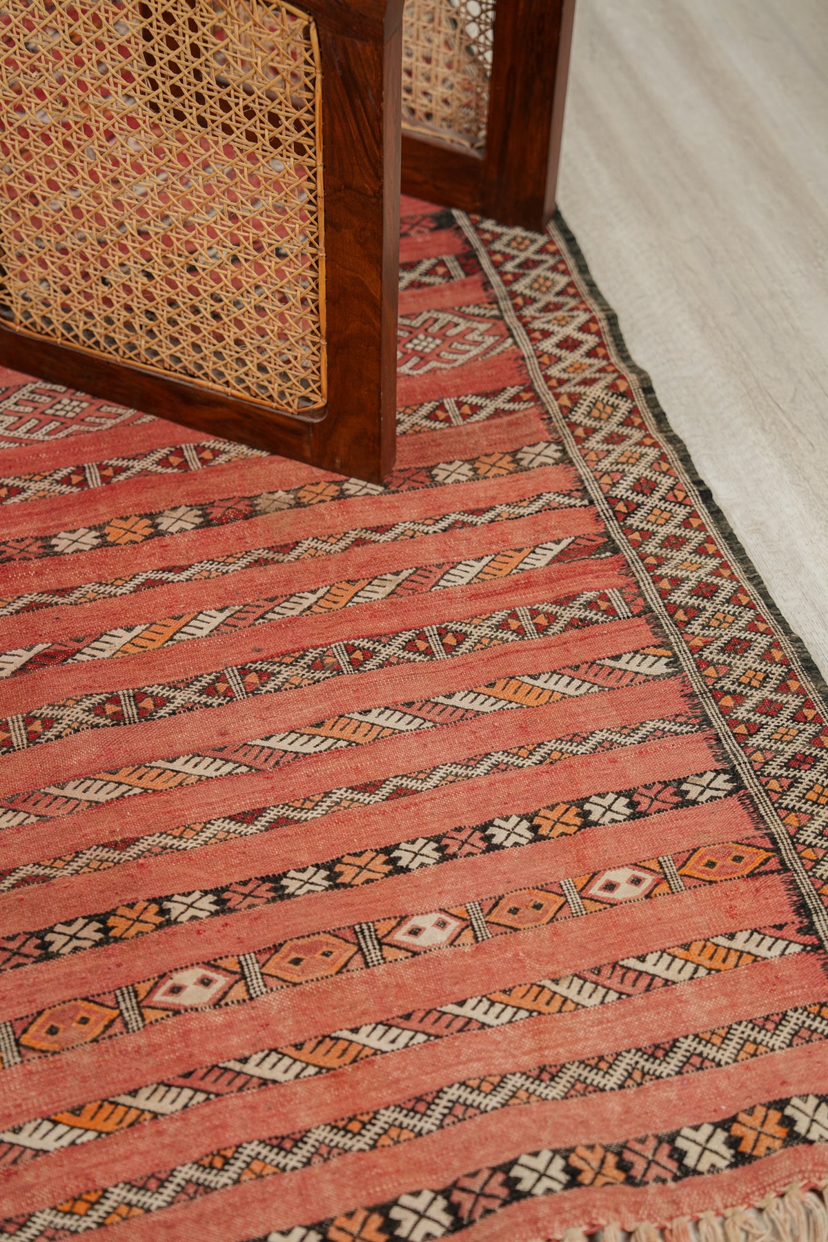 Vintage Moroccan Berber Kilim  5' x 3'6"