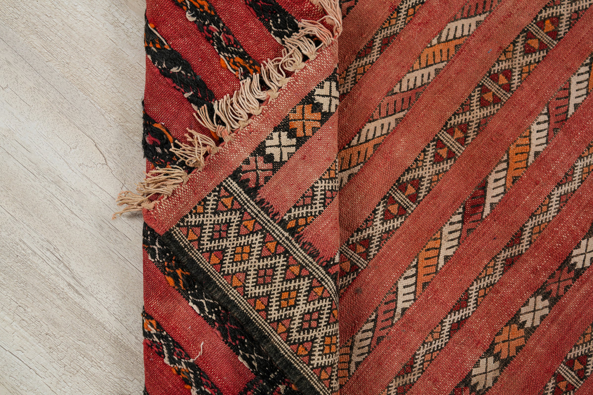 Vintage Moroccan Berber Kilim  5' x 3'6"