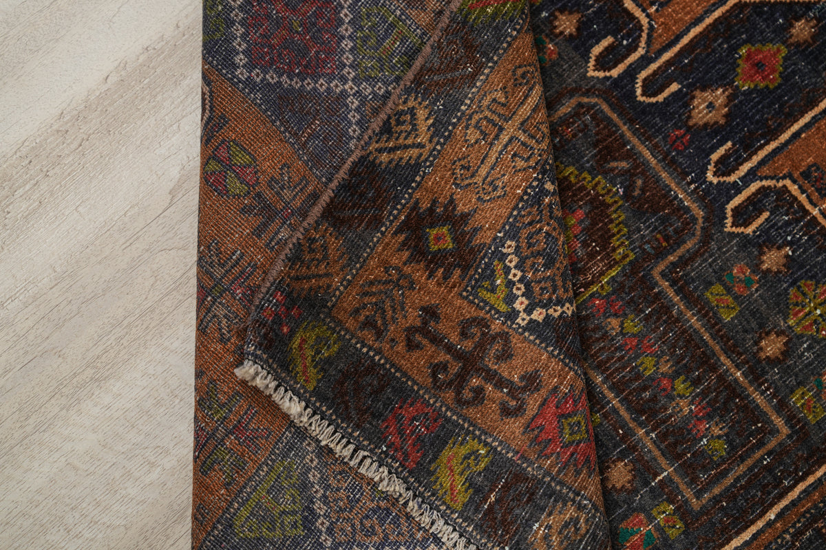 Vintage Baluch Rug 6.4 x 3.9