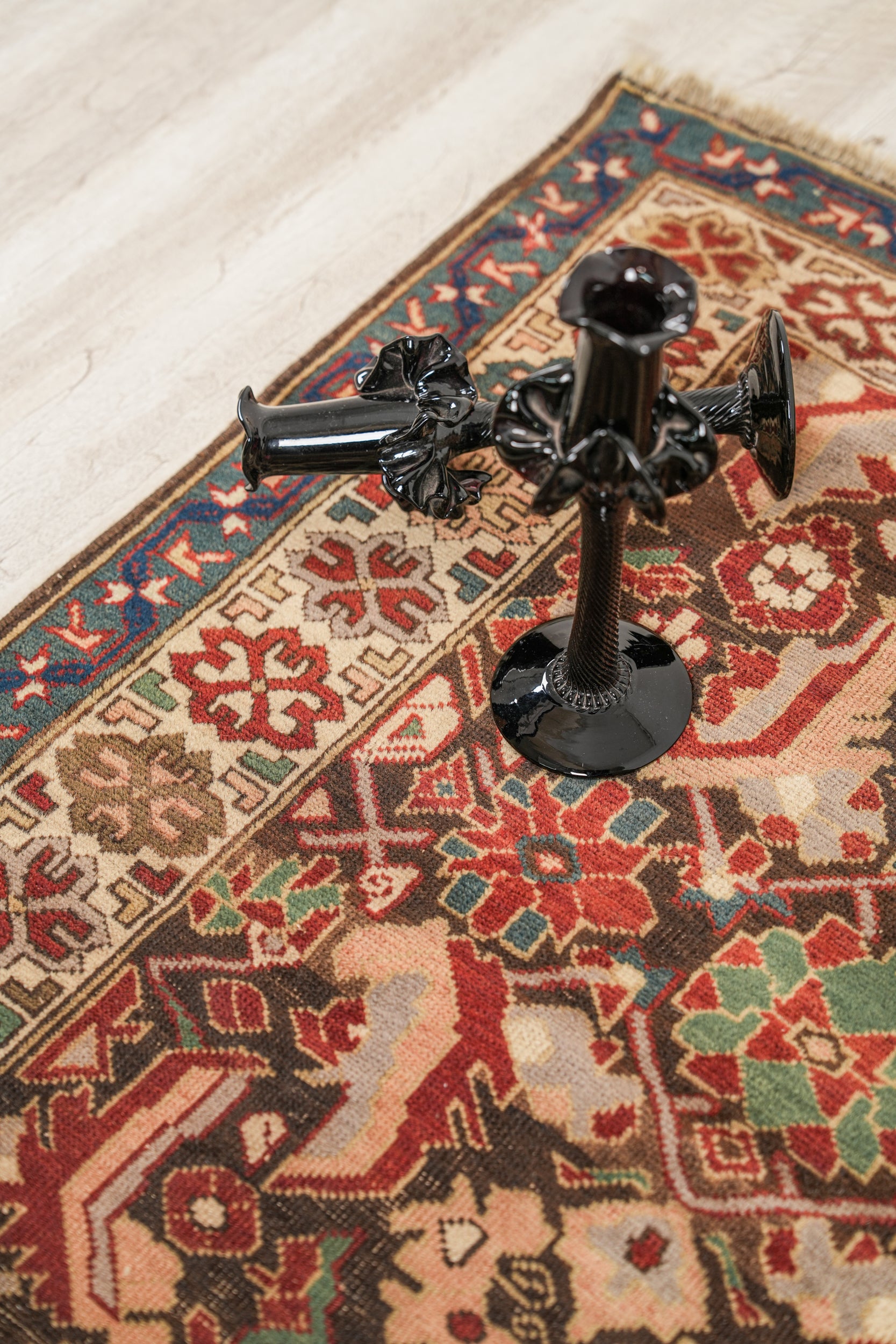 Antique Caucasian Kuba Rug 3'7" x 2'10"