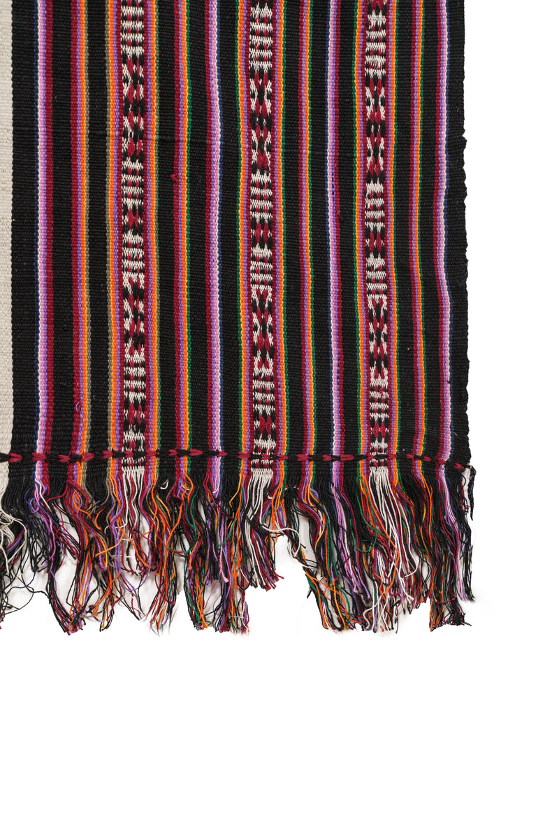 Vintage Bhutanese Cotton Textile 7' x 1'5"