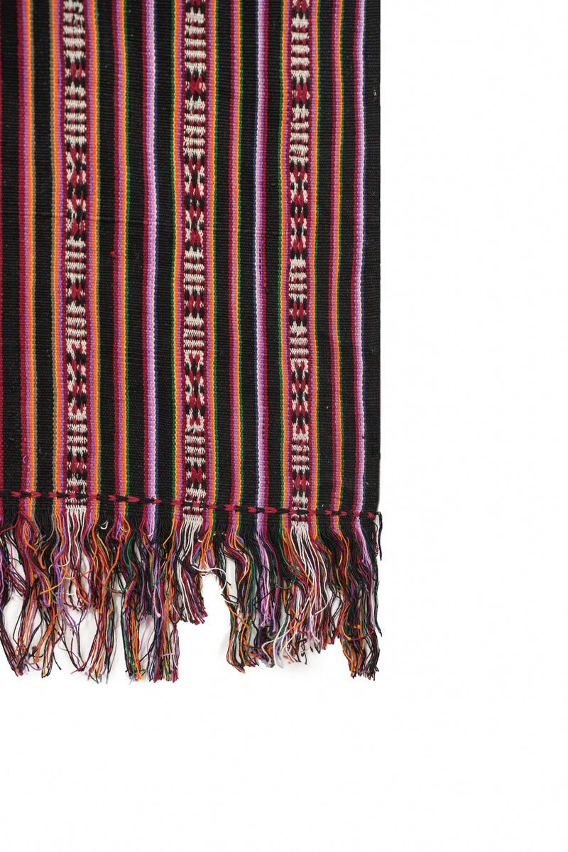 Vintage Bhutanese Cotton Textile 7' x 1'5"