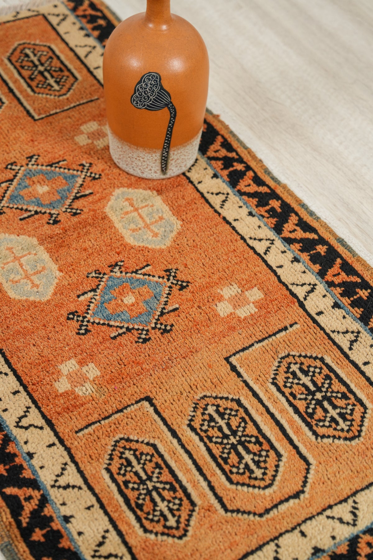 Vintage Turkish Rug 4' x 2'