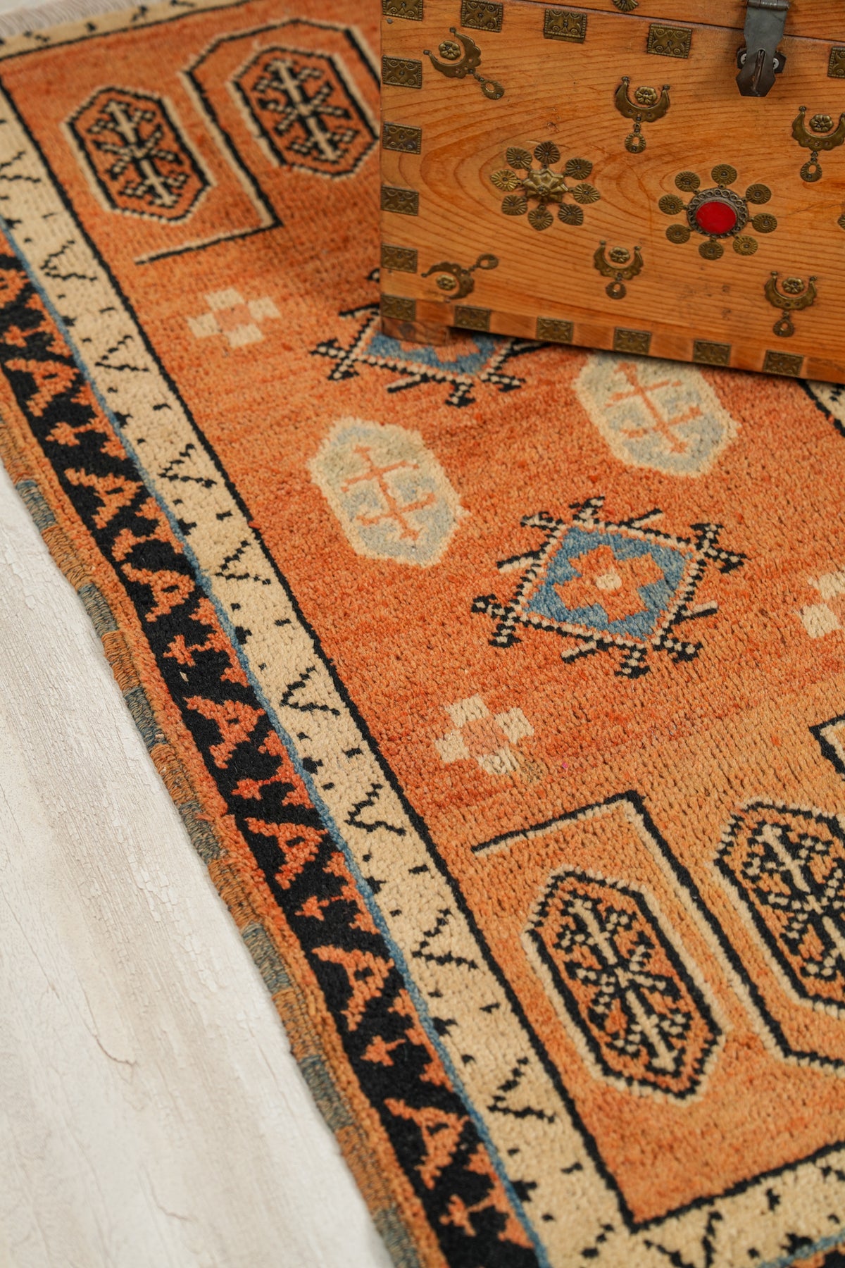 Vintage Turkish Rug 4' x 2'
