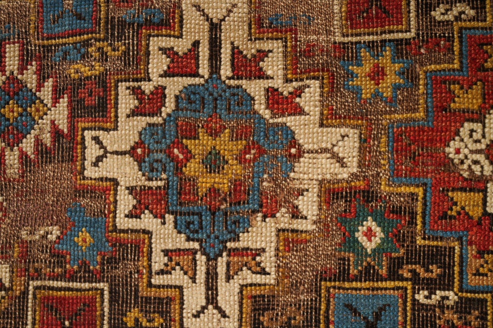 Antique Turkish Konya Rug 2'4" x 2'2" (Fragment)