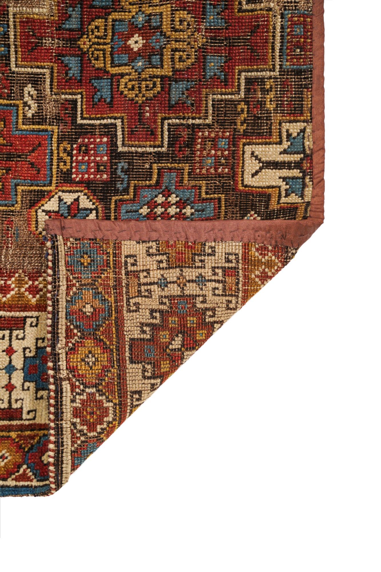 Antique Turkish Konya Rug 2'4" x 2'2" (Fragment)