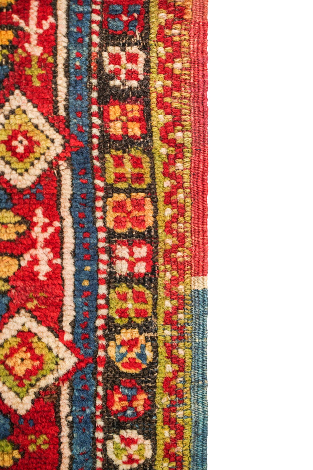 Antique Turkish Bergama Rug 2' x 1'6"
