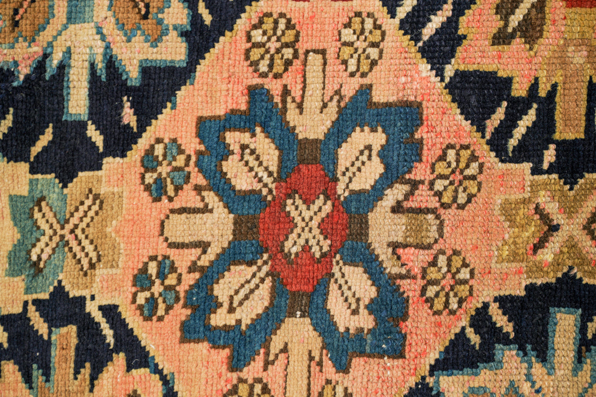 Antique Caucasian Shirvan Hallway Rug 10'6" x 3'7"