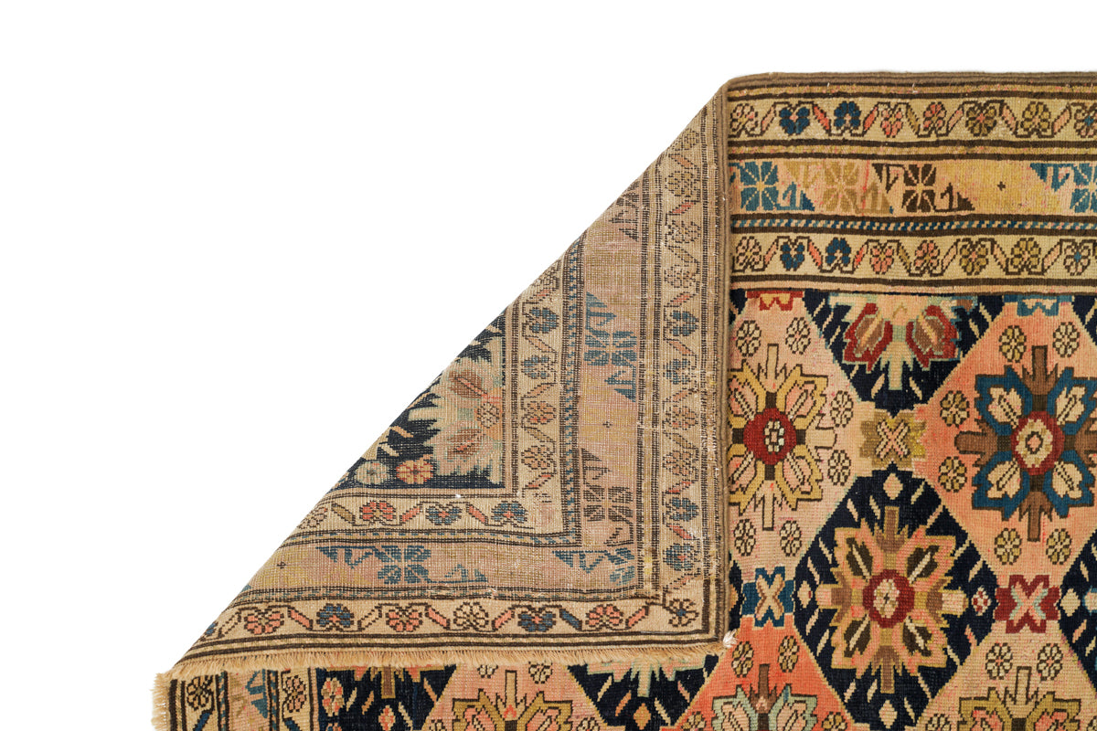 Antique Caucasian Shirvan Hallway Rug 10'6" x 3'7"