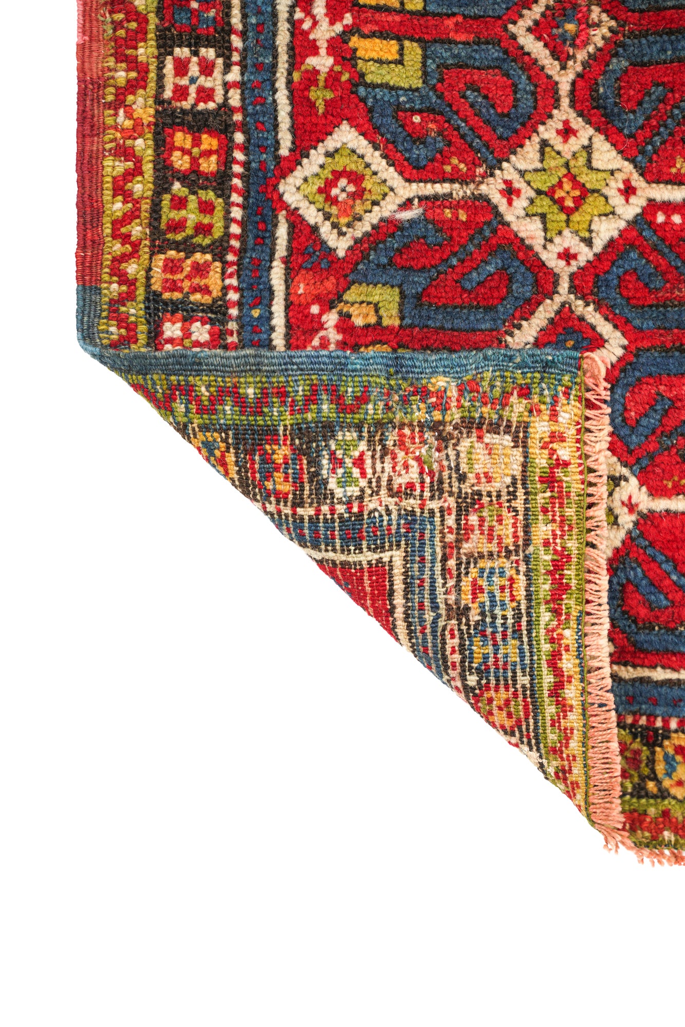 Antique Turkish Bergama Rug 2' x 1'6"