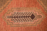 Vintage Turkestan Hallway  Runner Rug 11'8" x 4'2"