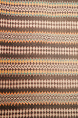 Vintage Scandinavian Bound weave Krokbragd kilim 7'8" x 3'3"