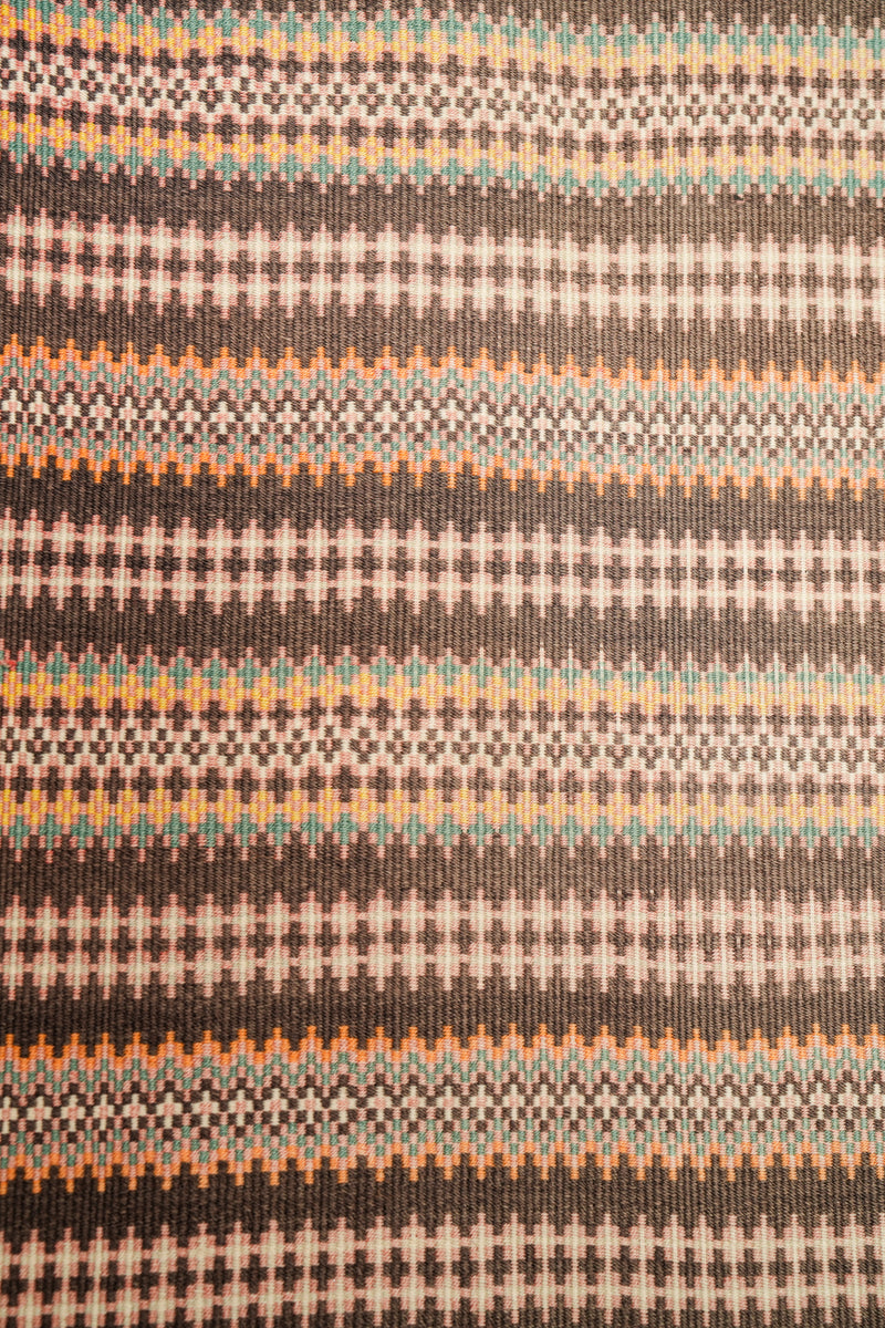 Vintage Scandinavian Bound weave Krokbragd kilim 7'8" x 3'3"