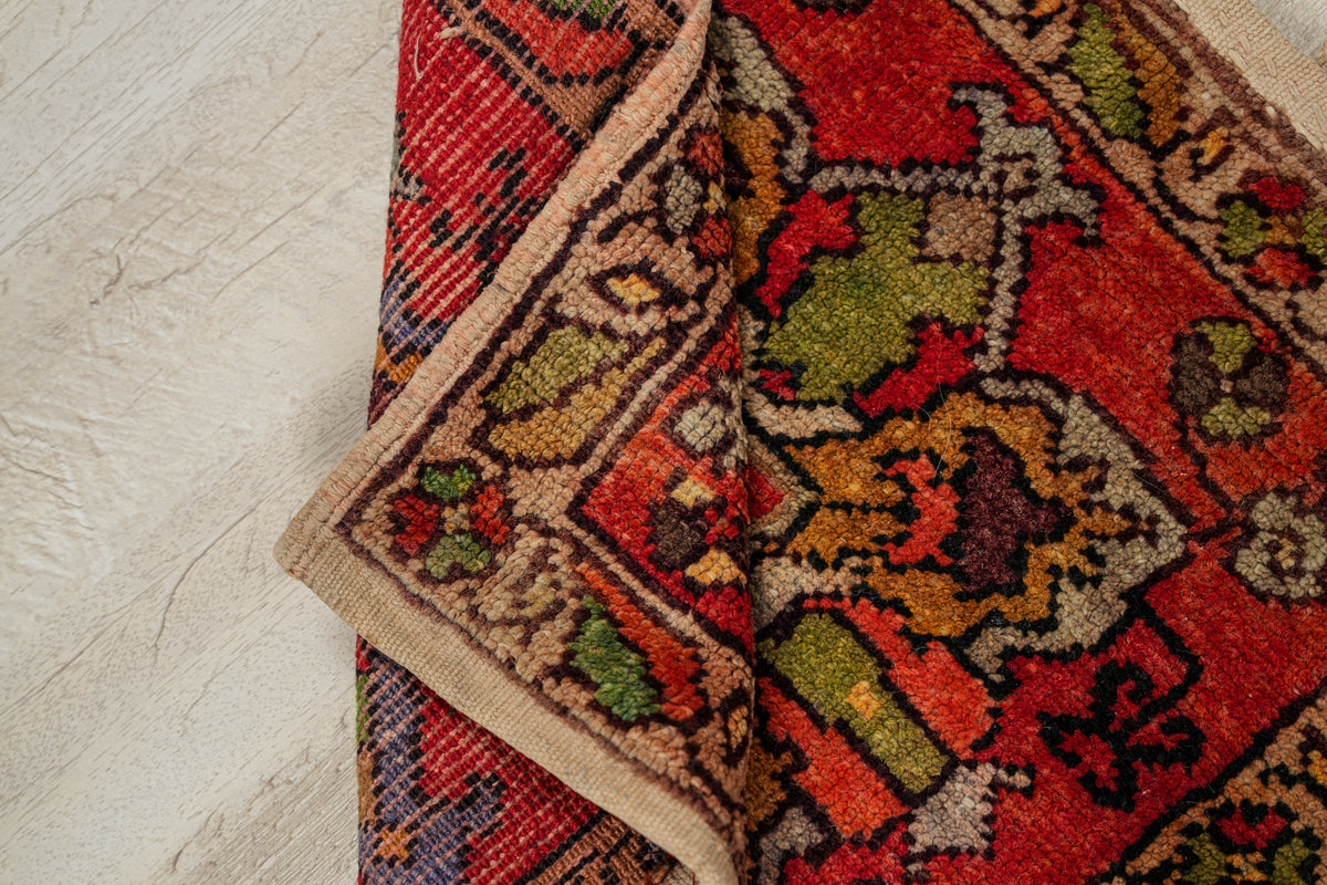 Vintage Turkish Rug 1'8" x 1'8"